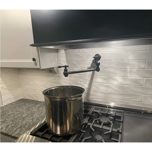 Customized -Havin HV1002 Pot filler faucet wall mount, (Style B Oil Rubbed Bronze)