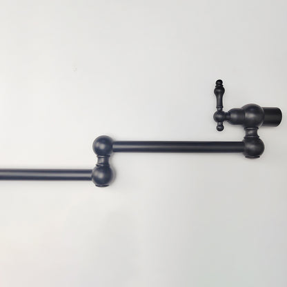 Customized-Havin HV1002 Pot filler faucet wall mount, Upside Down Style, Matte Black