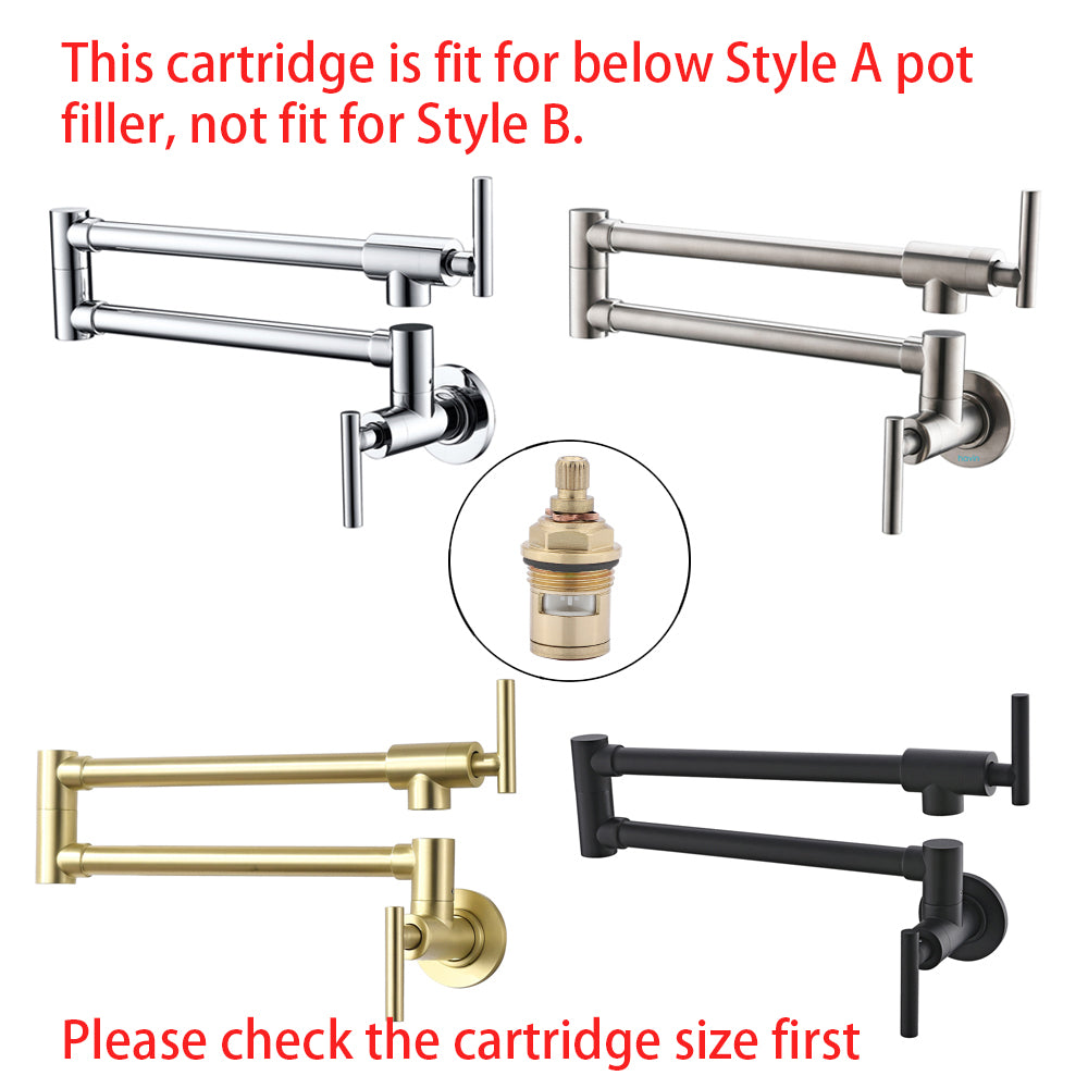 Havin pot filler replacement ceramic cartridge for Style A ,faucet valve, brass headwork